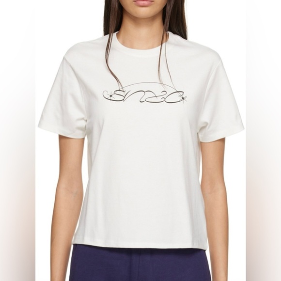 Saturdays NYC Off-White SNYC Beetle T-Shirt - Picture 1 of 7